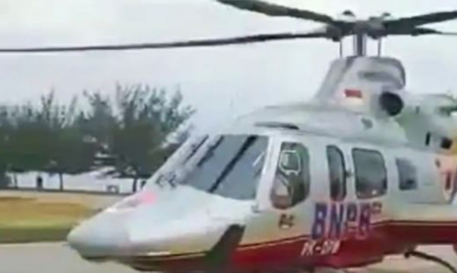 Ketua DPRD Riau Gunakan Helikopter BNPB Hadiri Musda Partai Golkar